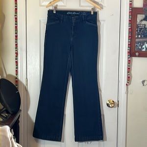 3 for $25 ❤️ Eddie Bauer curvy fit trouser leg jeans size 12